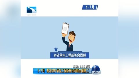 1-7月 湖北对外承包工程新签合同额全国第二